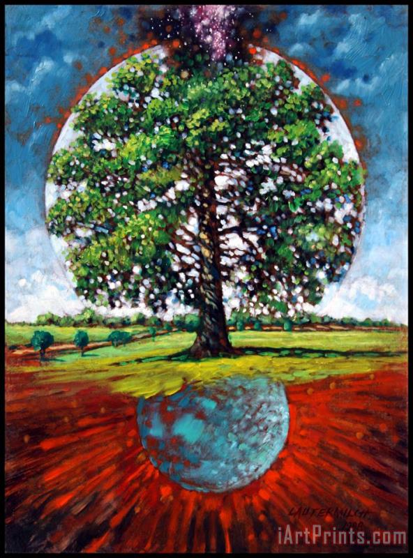 John Lautermilch Oak Roots Art Painting