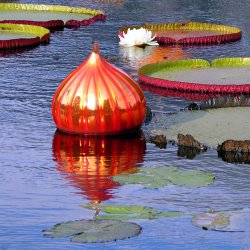 John Lautermilch Petals and Glass painting