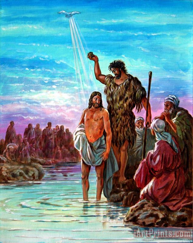 John Lautermilch The Baptism of Jesus Art Painting