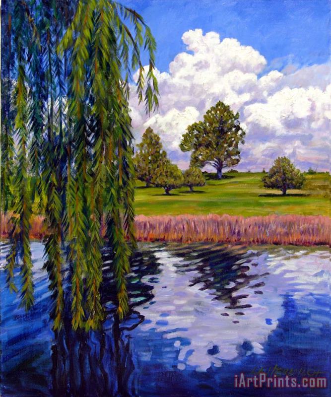 Weeping Willow - Brush Colorado painting - John Lautermilch Weeping Willow - Brush Colorado Art Print