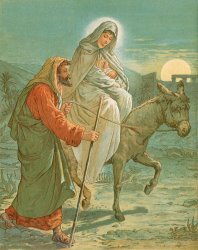 John Lawson The Flight into Egypt painting