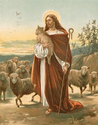 John Lawson The Good Shepherd painting