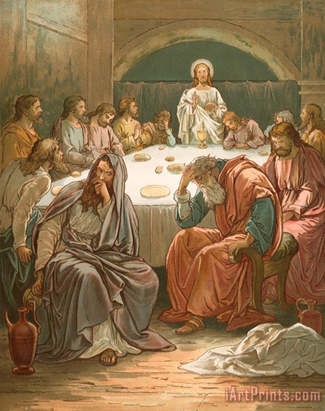 The Last Supper painting - John Lawson The Last Supper Art Print