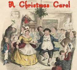 John Leech Christmas Carol Fezziwig's Ball Illustration Painting