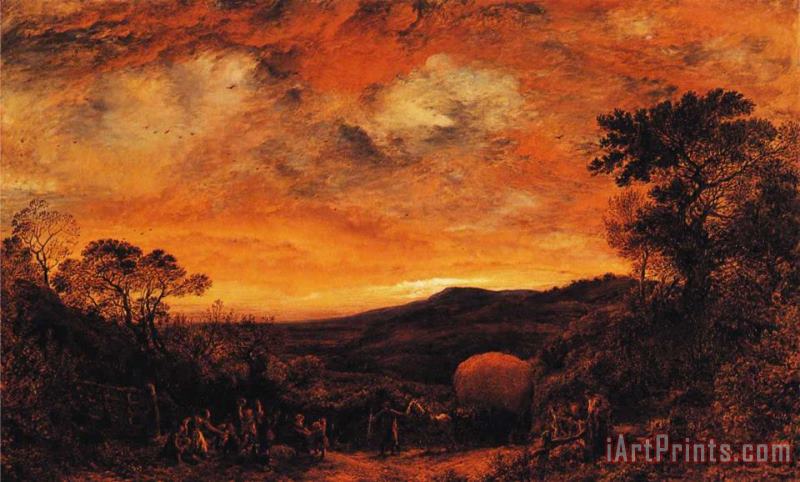 John Linnell The Last Load Art Painting