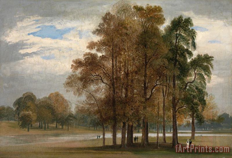 John Martin Hyde Park Art Painting