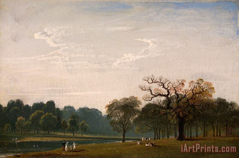 Kensington Gardens 3 painting - John Martin Kensington Gardens 3 Art Print