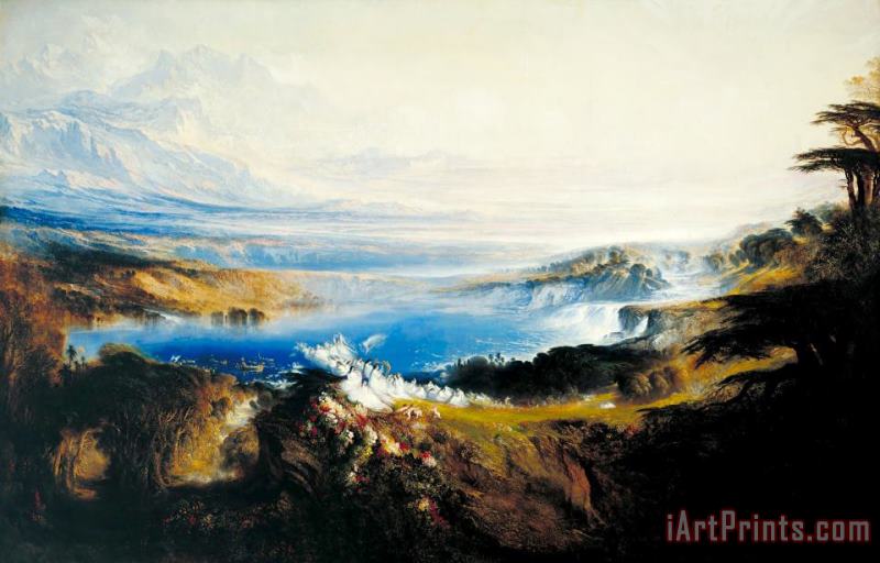 The Plains of Heaven painting - John Martin The Plains of Heaven Art Print