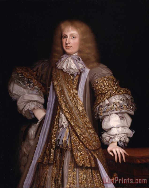 Sir John Corbet of Adderley painting - John Michael Wright Sir John Corbet of Adderley Art Print