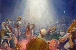 John Millar Watt Tidings of Great Joy painting