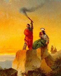 John Mix Stanley Indian Telegraph painting