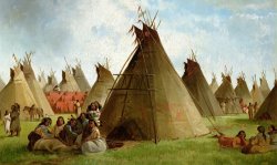 John Mix Stanley Prairie Indian Encampment