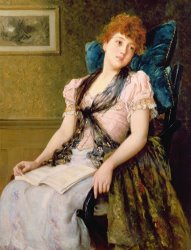 John Morgan The Afternoon Rest painting