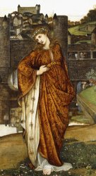 John Roddam Spencer Stanhope Our Lady Of The Water Gate painting