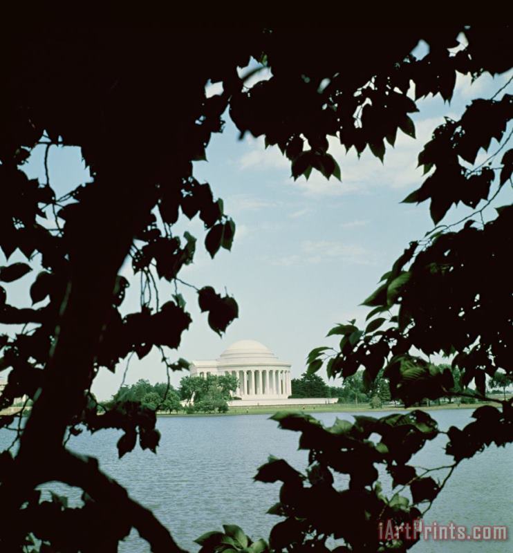 John Russell Pope View of the Jefferson Memorial Art Print