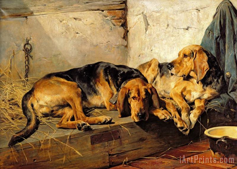 John Sargent Noble Lazy Moments Art Painting