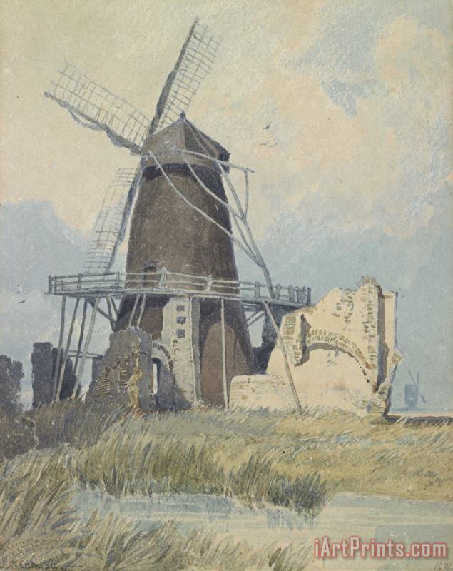 The Mill St Benet's Abbey painting - John Sell Cotman The Mill St Benet's Abbey Art Print
