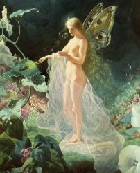 John Simmons Titania painting