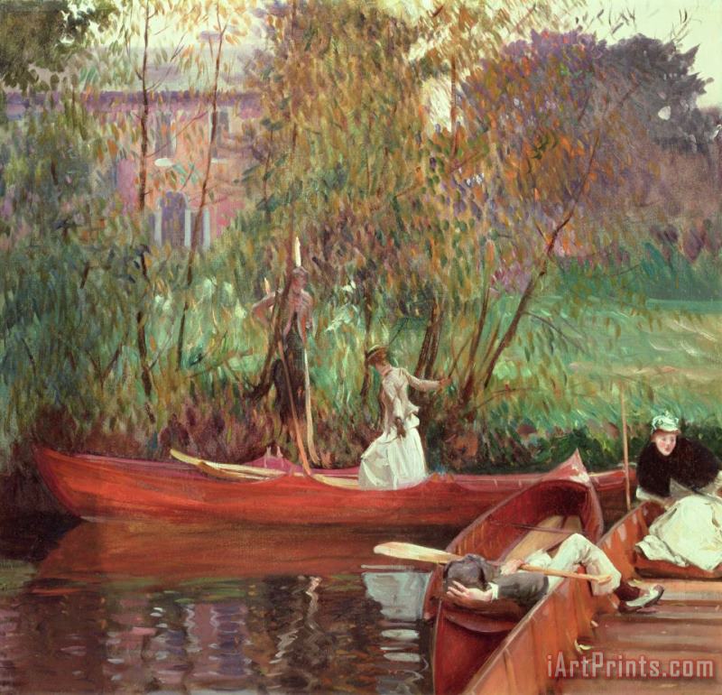 John Singer Sargent A Boating Party Art Painting