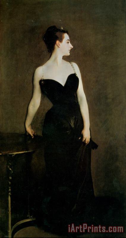 Madame X painting - John Singer Sargent Madame X Art Print