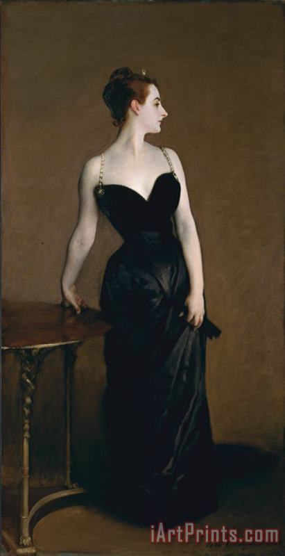 Madame X (madame Pierre Gautreau) painting - John Singer Sargent Madame X (madame Pierre Gautreau) Art Print