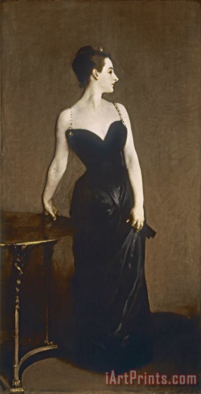 Portrait Of Madame Gautreau painting - John Singer Sargent Portrait Of Madame Gautreau Art Print