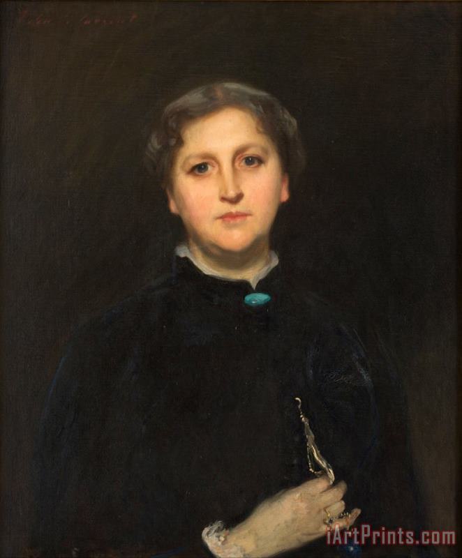 Portrait of Mrs. Raphael Pumpelly painting - John Singer Sargent Portrait of Mrs. Raphael Pumpelly Art Print