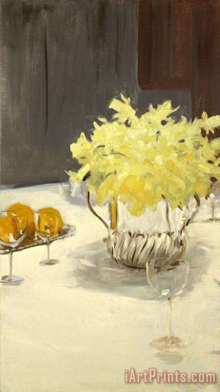 Still Life with Daffodils painting - John Singer Sargent Still Life with Daffodils Art Print