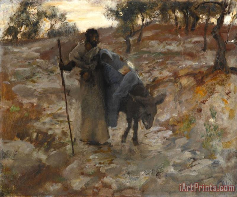 John Singer Sargent The Flight Into Egypt Art Painting