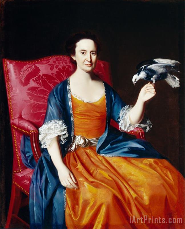 John Singleton Copley Mrs. Benjamin Hallowell Art Painting