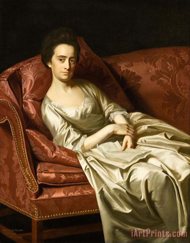 John Singleton Copley Portrait of a Lady 2 Art Painting