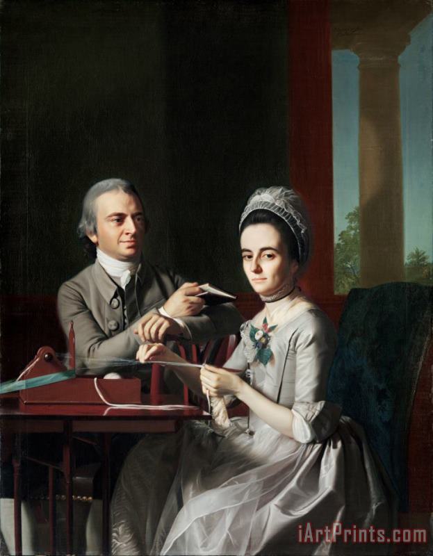 John Singleton Copley Portrait of Mr. And Mrs. Thomas Mifflin (sarah Morris) Art Painting