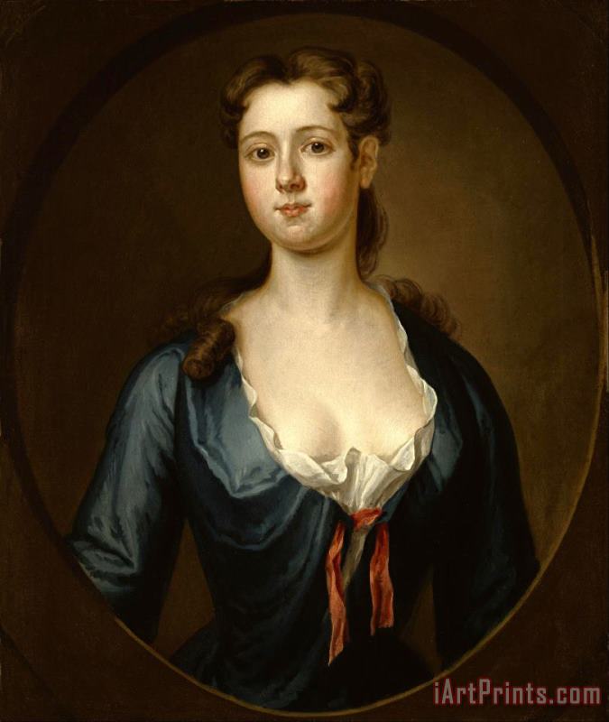 Portrait of Mary Pemberton painting - John Smibert Portrait of Mary Pemberton Art Print