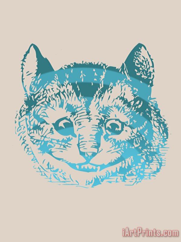 John Tenniel Cheshire Cat Portrait Art Print