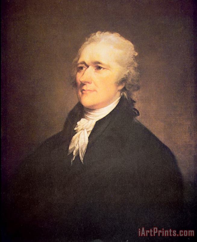 Alexander Hamilton (1755 1804) painting - John Trumbull Alexander Hamilton (1755 1804) Art Print