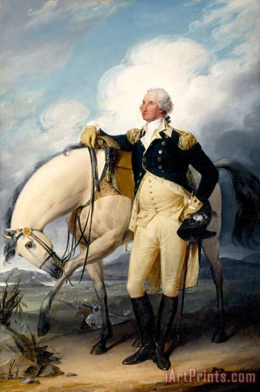 John Trumbull Washington at Verplank's Point Art Painting