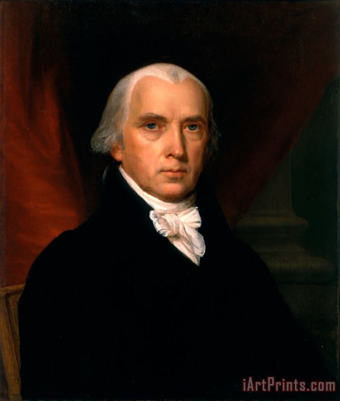 John Vanderlyn James Madison Art Painting