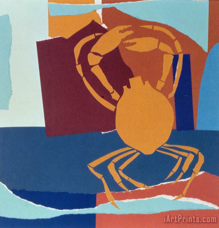 Spider Crab painting - John Wallington Spider Crab Art Print
