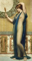 John William Godward A Fair Reflection