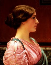 John William Godward Cleonice painting