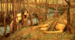 John William Waterhouse A Naiad