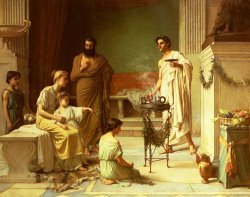John William Waterhouse A Sick Child Brought Into The Temple of Aesculapius