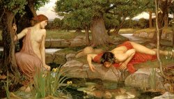 John William Waterhouse Echo And Narcissus