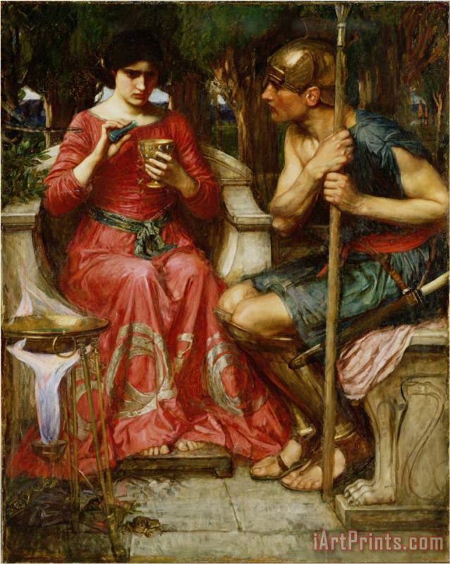 John William Waterhouse Jason And Medea 1907 Oil on Canvas Art Painting