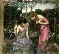 John William Waterhouse Nymphs Finding The Head of Orpheus Art