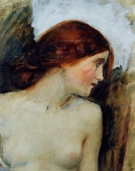 John William Waterhouse Study for the Head of Echo