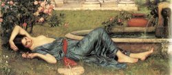 John William Waterhouse Sweet Summer painting