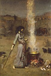 John William Waterhouse The Magic Circle