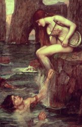 John William Waterhouse The Siren painting