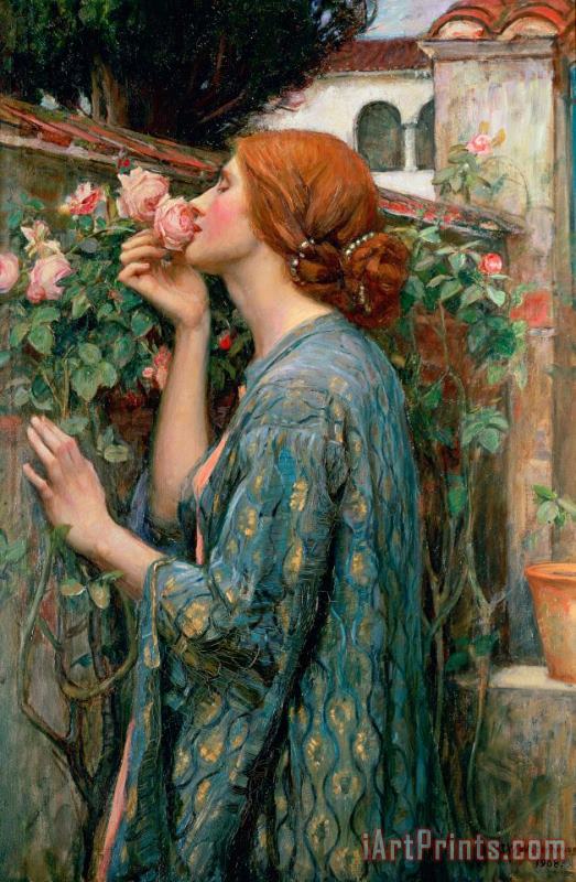 The Soul of the Rose painting - John William Waterhouse The Soul of the Rose Art Print